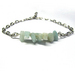 Amazonite Stone Chip Chain Bracelet