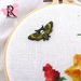 Death's-head Hawkmoth Enamel Needle Minder