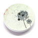 Black & White Dandelion Needle Minder