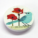 Poppy & Blue Bird Needle Minder