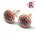 70s-inspired Floral Stud earrings