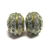 Curved Gold & Cubic Zirconia Studs