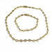 Oval Link Chain Bracelet & Necklace Set