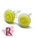 Lemon Slice Stud Earrings (8mm)