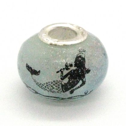 SALE:  Charm Bead Mermaid - Blue