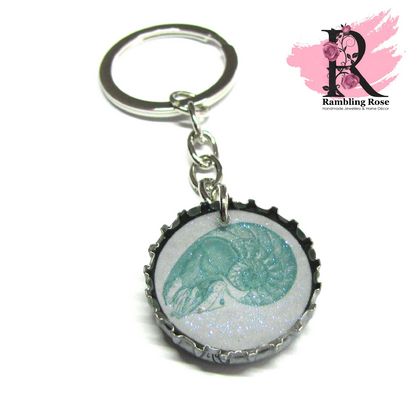 Nautilus Bottle Top Keychain