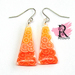 Citrus Ombré earrings - Orange & Tangerine