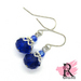 Bridgerton Inspired Crystal Earrings - Sapphire