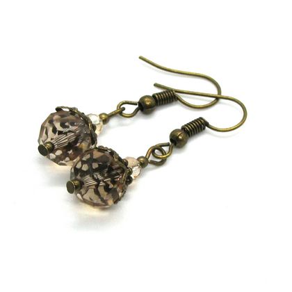 Bridgerton Inspired Crystal Earrings - Vintage