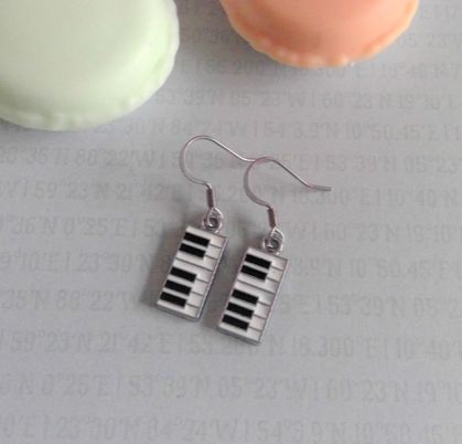 Keyboard Earrings