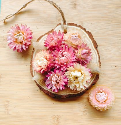 Forever dried flower  wall hanging