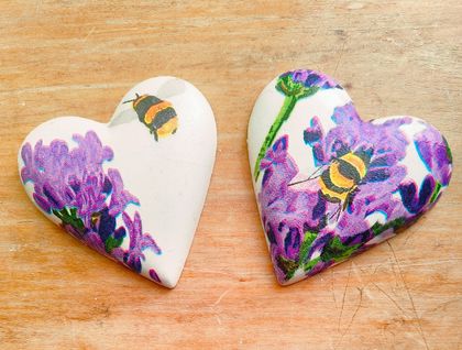 Heart magnets set of two