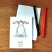 Cute Meditation Greeting Card - Breathe, release, repeat - Kawaii Mantra Gift Card