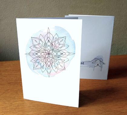 Skyweaving Mandala - Blank Greeting Card
