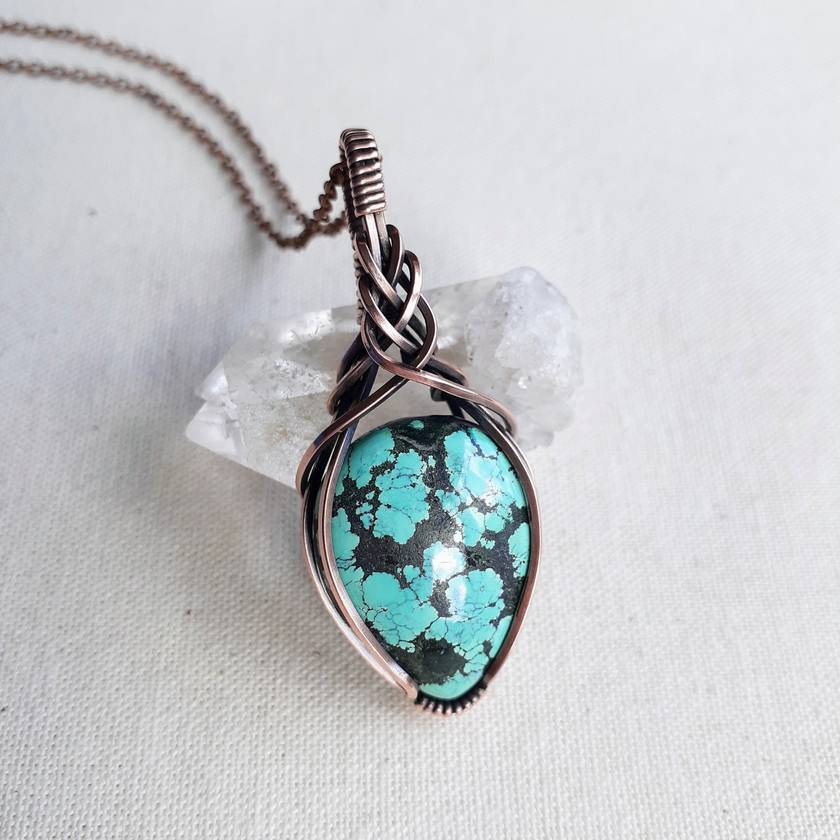 Tibetan hot sale turquoise pendant