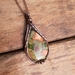 Rhyolite jasper pendant in copper 