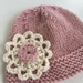 Mia - Merino Flower Hat