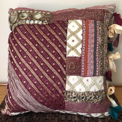 Yalowax Luxury Sari Cushions