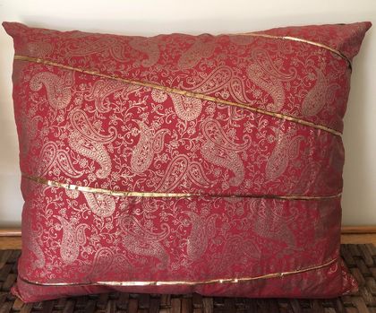 Yalowax Luxury Sari Cushion