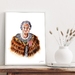 NZ Art Print - Dame Whina Cooper Portrait - A4