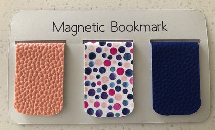Spots Magnetic Bookmark Set of 3