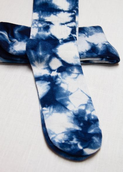 Socks - indigo dyed bamboo cotton