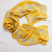 Botanically dyed silk scarf - Summer Days