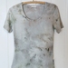 Organic cotton T Shirt, naturally ice dyed. 