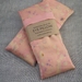 Scented eye pillow, botanically dyed - Pink Opal