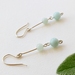 Recycled Silver and Amazonite Earrings 