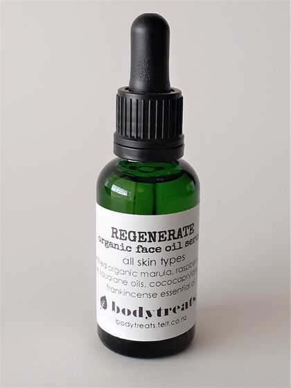 Organic Face Oil SERUM - Regenerate, Anti-aging