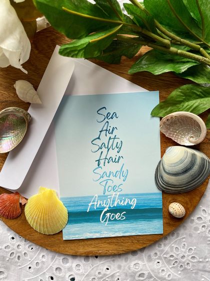 sea airy salty hair - card