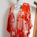 Vintage kimono silk long cardie/robe