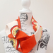 Vintage kimono silk snood