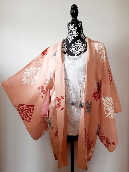Vintage silk Haori jacket