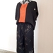 Vintage kimono silk 3/4 Lengths Wide Pants