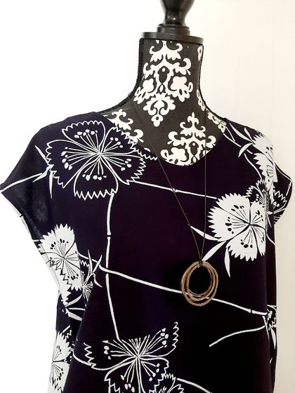 Vintage kimono cotton dress