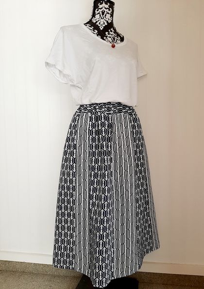 Vintage kimono cotton skirt 