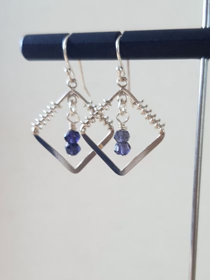 *10% OFF!* Iolite 925 Silver Earrings