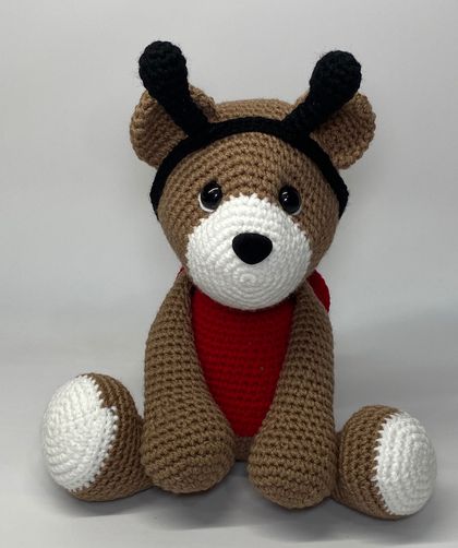 Crochet ladybug bear
