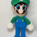 Mario Brothers crochet toy Luigi