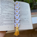 Flower crochet bookmark