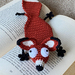 Crochet fox bookmark