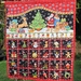 Fabric Advent Calendar Keepsake - Santa & Friends