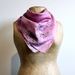 Think Pink Eco-Dyed Square Scarf - 100% Silk Habotai