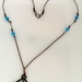 Vintage Boho Style Labradorite Necklace 