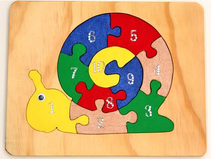 Learn to Count Snail Puzzle