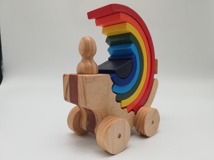 Rainbow Boat Toy 