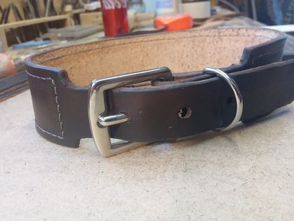 HAND MADE Leather dog / cat  collars
