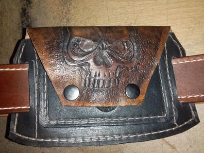 NZ leather Belt Wallet